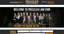 Desktop Screenshot of preszlerdisabilitylaw.com